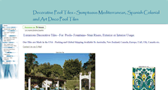 Desktop Screenshot of decorativepooltiles.com